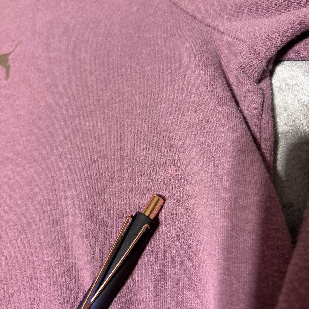 Victoria Secret Pink Women Size L Maroon Long Sleeve Pullover Sweater Wear - Picture 2 of 11
